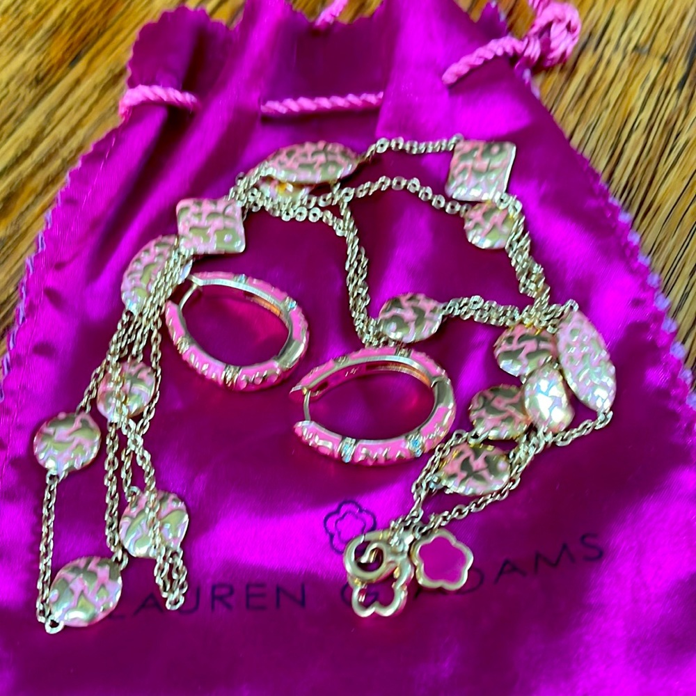 Lauren G Adams Necklace & Earring Set